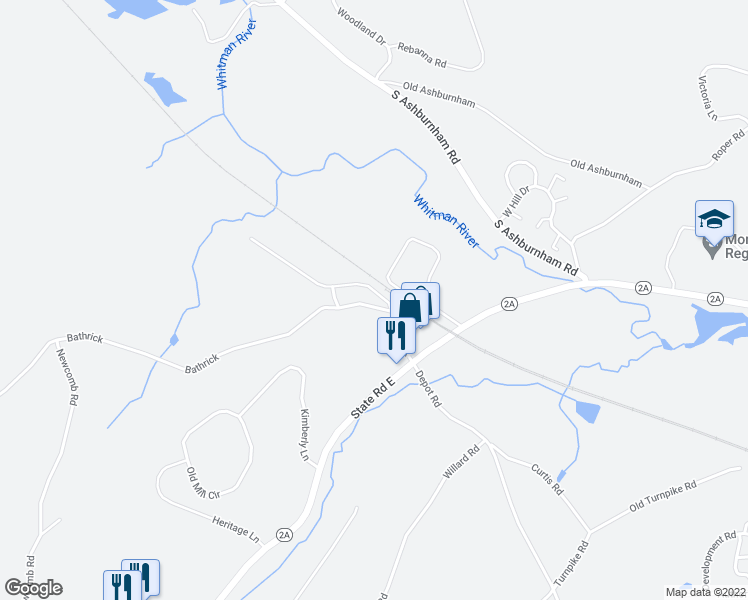 map of restaurants, bars, coffee shops, grocery stores, and more near 17 Bathrick in Westminster