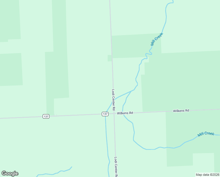 map of restaurants, bars, coffee shops, grocery stores, and more near 9594 Lodi Center Road in Lodi