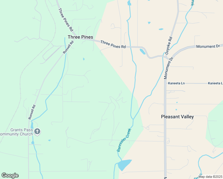 map of restaurants, bars, coffee shops, grocery stores, and more near 412 Anita Drive in Grants Pass