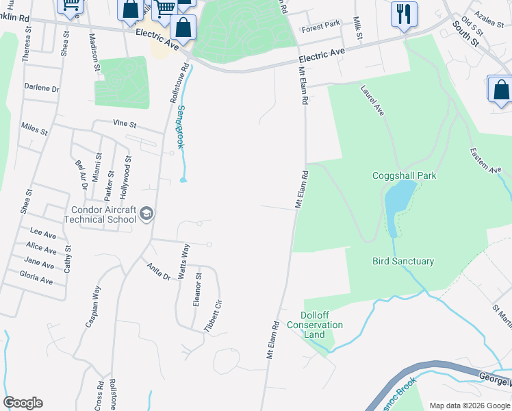map of restaurants, bars, coffee shops, grocery stores, and more near 455 Mount Elam Road in Fitchburg