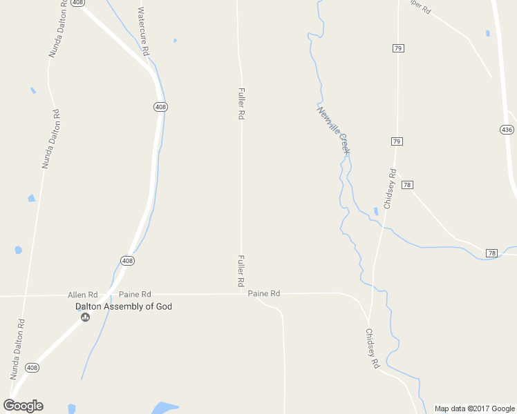 map of restaurants, bars, coffee shops, grocery stores, and more near 9619 Fuller Road in Dalton