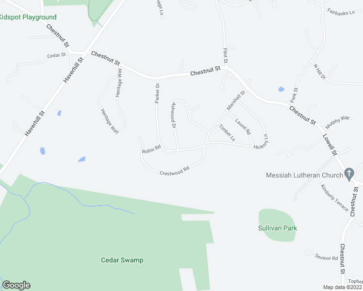 map of restaurants, bars, coffee shops, grocery stores, and more near 3 Ashwood Drive in North Reading