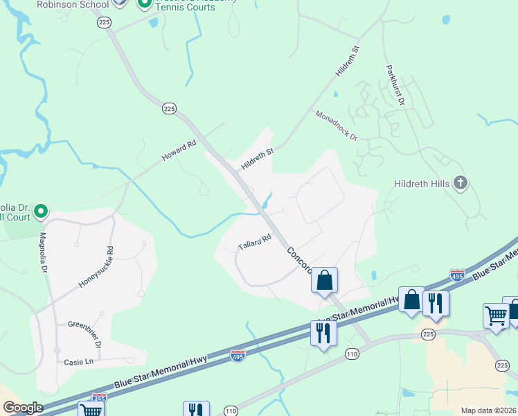 map of restaurants, bars, coffee shops, grocery stores, and more near 109 Concord Rd in Westford