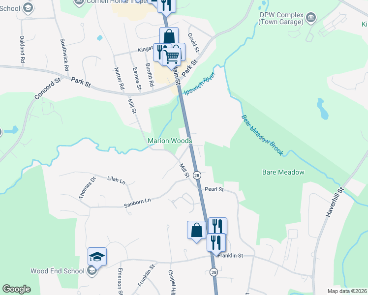map of restaurants, bars, coffee shops, grocery stores, and more near 6 Short Street in Reading
