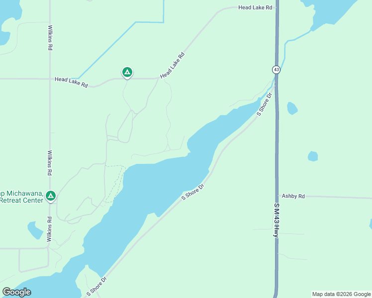 map of restaurants, bars, coffee shops, grocery stores, and more near 5695 Head Lake Road in Hastings