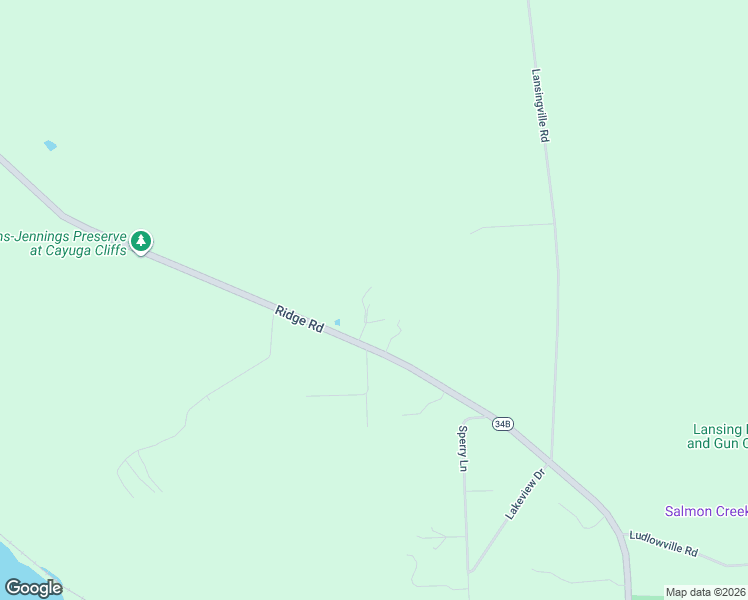 map of restaurants, bars, coffee shops, grocery stores, and more near 694 Ridge Road in Lansing