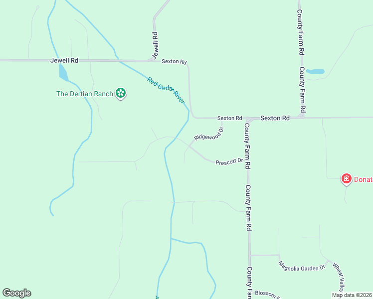 map of restaurants, bars, coffee shops, grocery stores, and more near 2216 Ridgewood Drive in Howell