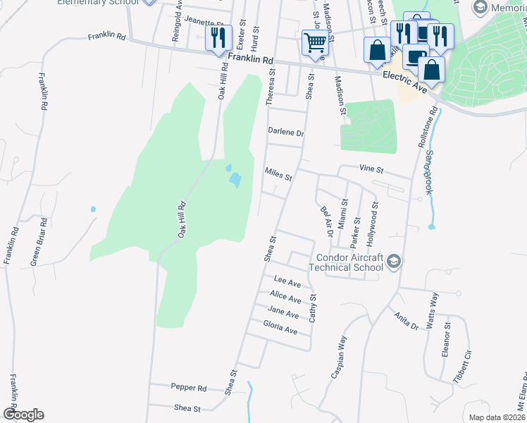 map of restaurants, bars, coffee shops, grocery stores, and more near 395 Theresa Street in Fitchburg