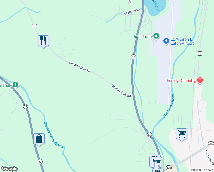 map of restaurants, bars, coffee shops, grocery stores, and more near 138-198 Country Club Road in Norwich