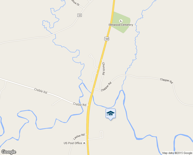 map of restaurants, bars, coffee shops, grocery stores, and more near 1038 North Route 9W in Selkirk