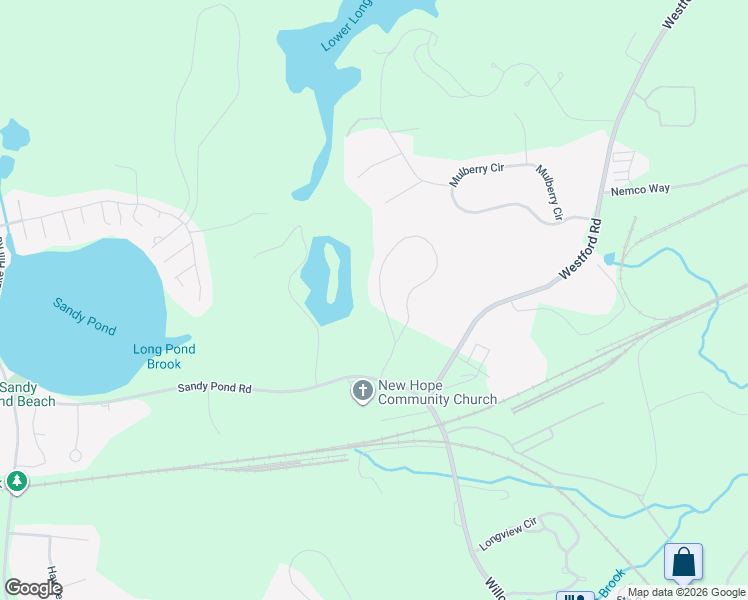 map of restaurants, bars, coffee shops, grocery stores, and more near 31 Mountain Laurel Road in Ayer