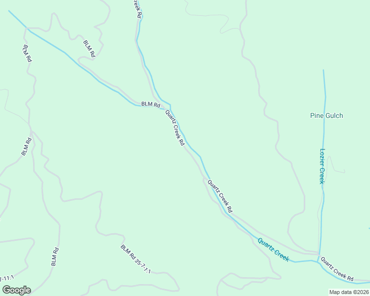 map of restaurants, bars, coffee shops, grocery stores, and more near 4281-4425 Quartz Creek Road in Merlin