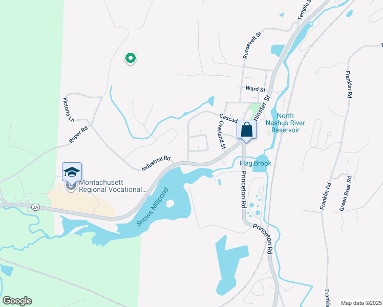 map of restaurants, bars, coffee shops, grocery stores, and more near 726 Westminster Hill Road in Fitchburg