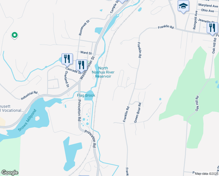 map of restaurants, bars, coffee shops, grocery stores, and more near 10 Constitution Drive in Fitchburg