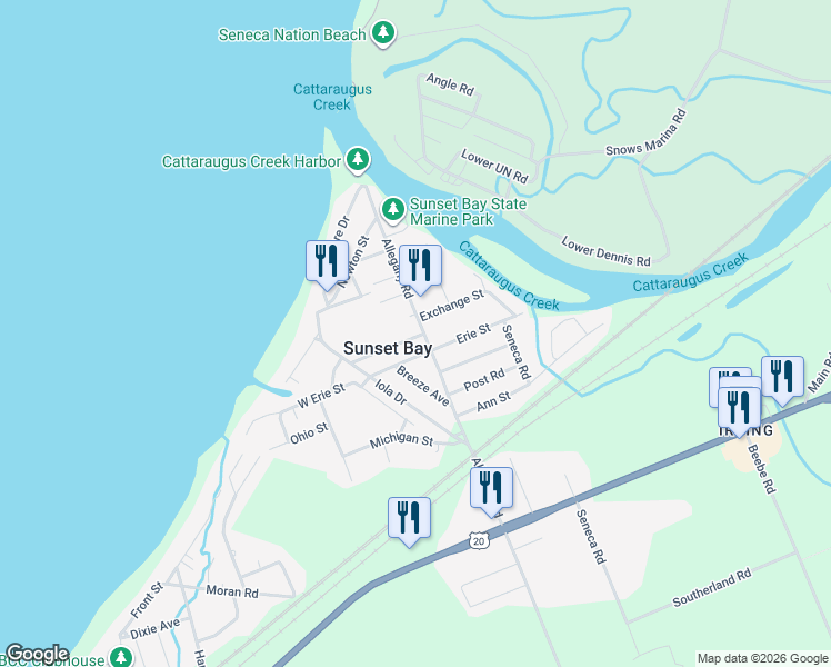 map of restaurants, bars, coffee shops, grocery stores, and more near 12865 Allegany Road in Irving