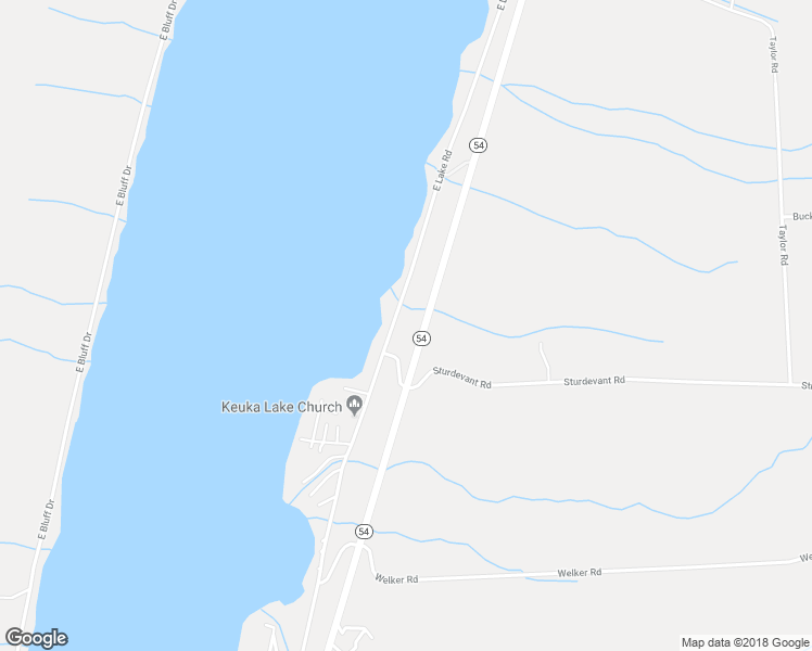 map of restaurants, bars, coffee shops, grocery stores, and more near 710 East Lake Road in Penn Yan