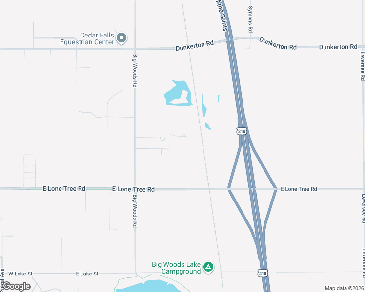 map of restaurants, bars, coffee shops, grocery stores, and more near 1110 Lindale Road in Cedar Falls