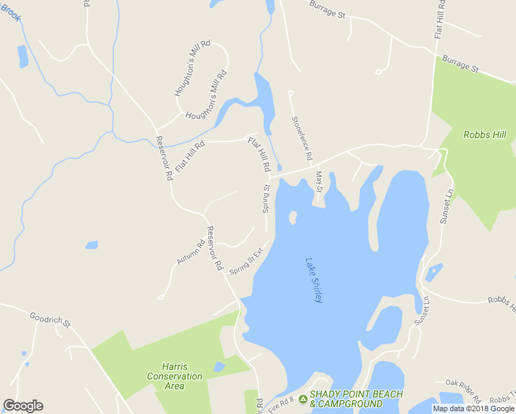 map of restaurants, bars, coffee shops, grocery stores, and more near 32 Spring Street in Lunenburg