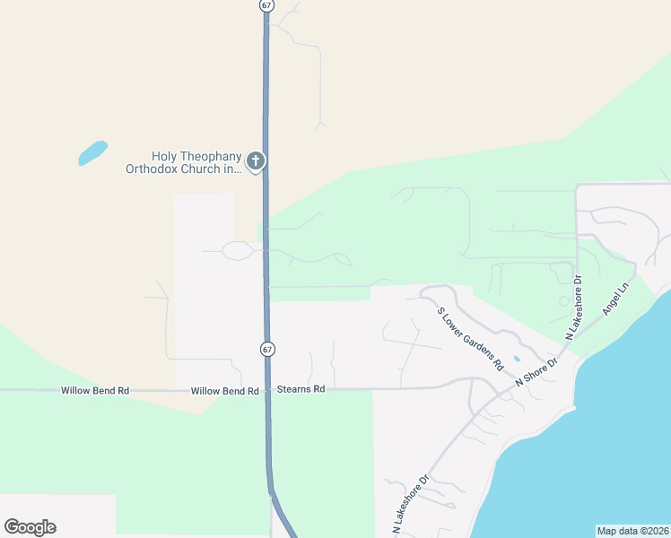 map of restaurants, bars, coffee shops, grocery stores, and more near W5603 Sunset Ridge Road in Walworth