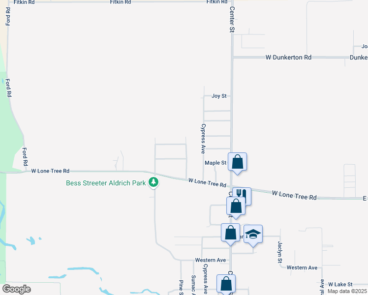 map of restaurants, bars, coffee shops, grocery stores, and more near 3100-3116 Pocahontas Rd in Cedar Falls