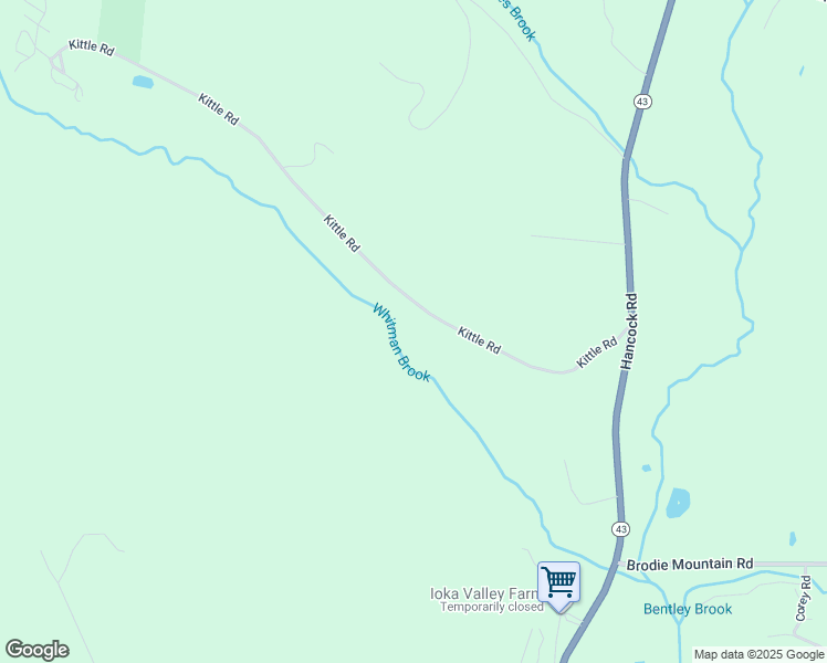 map of restaurants, bars, coffee shops, grocery stores, and more near 120 Kittle Road in Williamstown