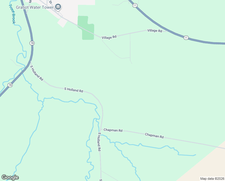 map of restaurants, bars, coffee shops, grocery stores, and more near 4362-4998 South Holland Road in Gratiot