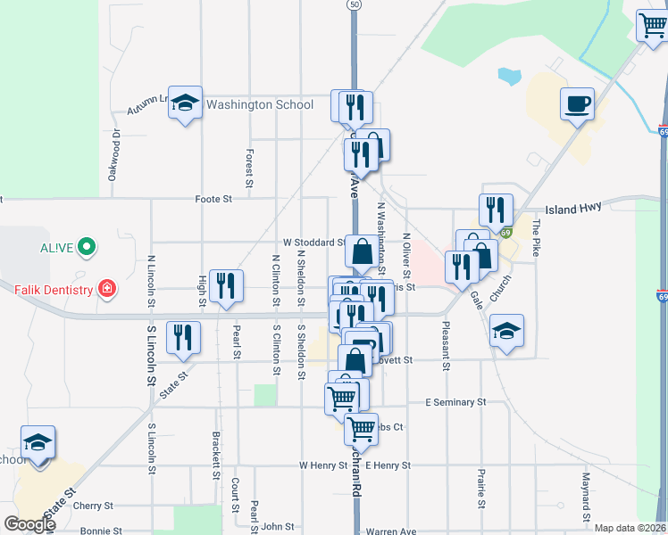 map of restaurants, bars, coffee shops, grocery stores, and more near 218 Bostwick Street North in Charlotte