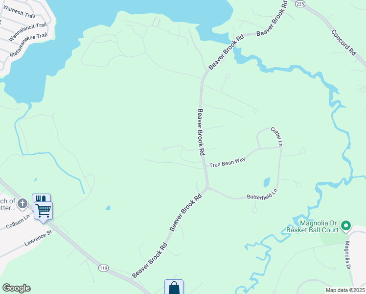 map of restaurants, bars, coffee shops, grocery stores, and more near Charles Ridge Road in Littleton