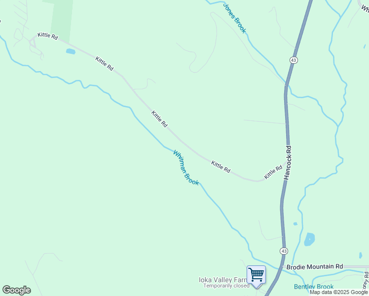 map of restaurants, bars, coffee shops, grocery stores, and more near 120 Kittle Road in Williamstown