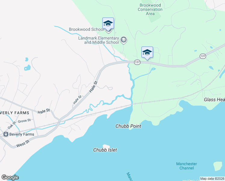 map of restaurants, bars, coffee shops, grocery stores, and more near 973 Hale Street in Beverly