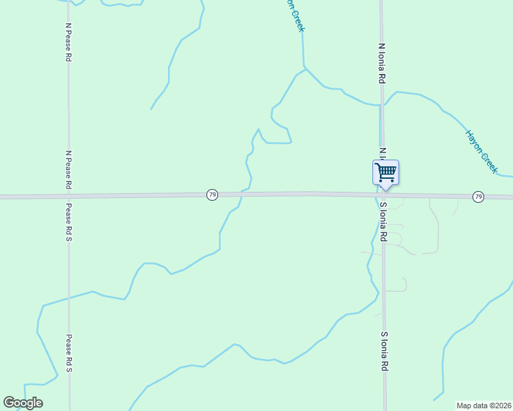 map of restaurants, bars, coffee shops, grocery stores, and more near 9397 Lawrence Highway in Vermontville