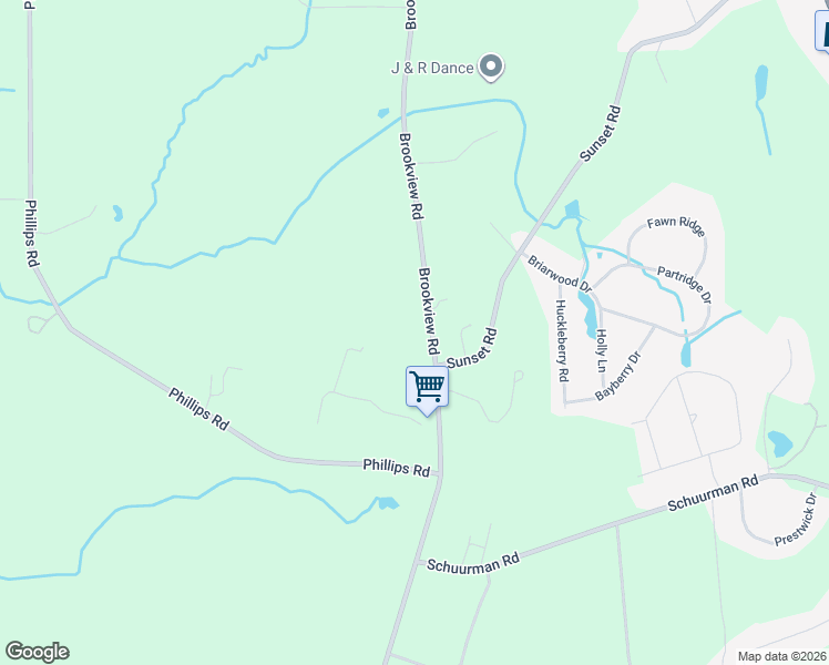 map of restaurants, bars, coffee shops, grocery stores, and more near 2433 Brookview Road in Castleton-on-Hudson