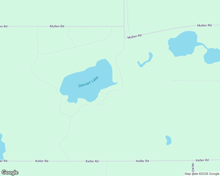 map of restaurants, bars, coffee shops, grocery stores, and more near 5974 McKibbin Road in Delton