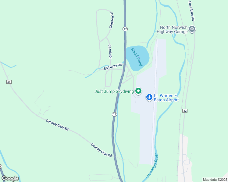map of restaurants, bars, coffee shops, grocery stores, and more near 6286 State Route 12 in Norwich