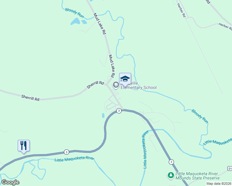 map of restaurants, bars, coffee shops, grocery stores, and more near 12029 Sherrill Rd in Dubuque