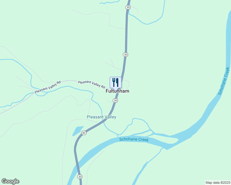 map of restaurants, bars, coffee shops, grocery stores, and more near 3431 New York 30 in Fultonham