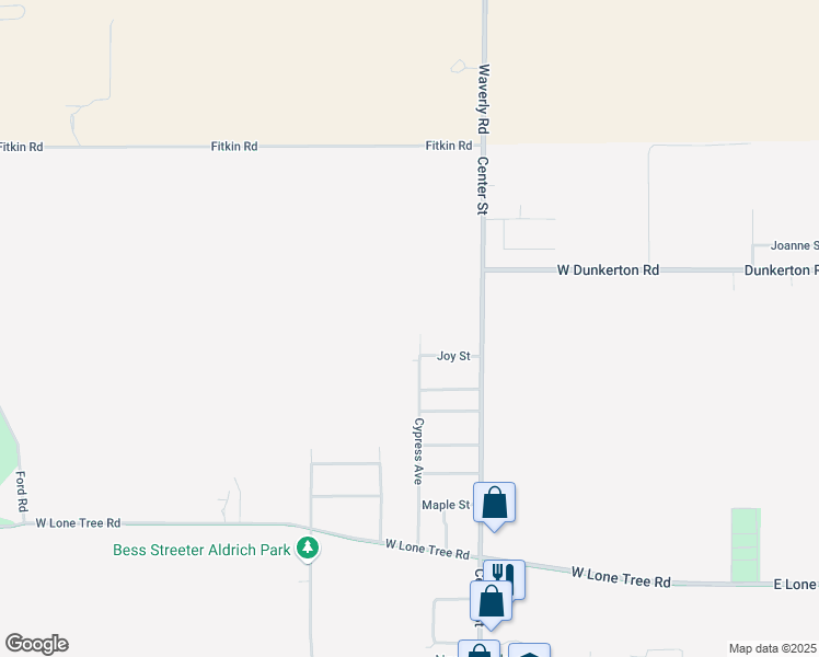 map of restaurants, bars, coffee shops, grocery stores, and more near 3604 Cypress Avenue in Cedar Falls
