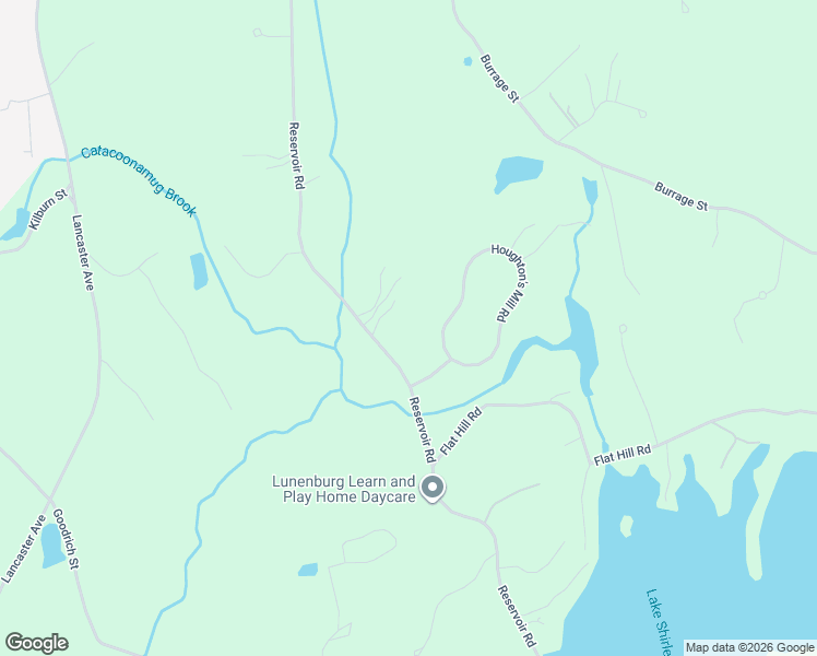 map of restaurants, bars, coffee shops, grocery stores, and more near 192 Houghton's Mill Road in Lunenburg