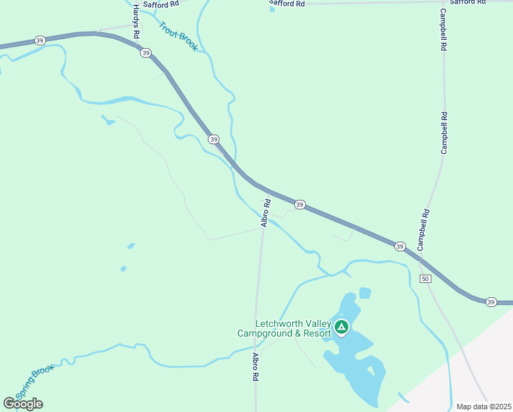 map of restaurants, bars, coffee shops, grocery stores, and more near 6874 Albro Road in Bliss