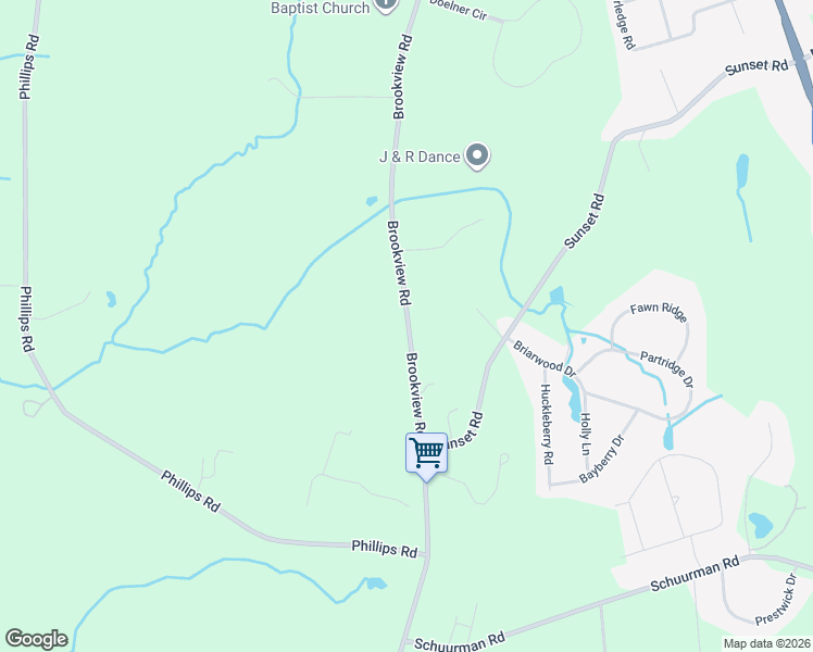 map of restaurants, bars, coffee shops, grocery stores, and more near 2491 Brookview Road in Castleton-on-Hudson