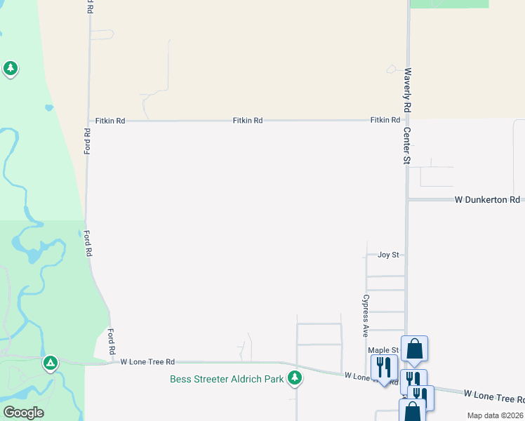 map of restaurants, bars, coffee shops, grocery stores, and more near in Cedar Falls