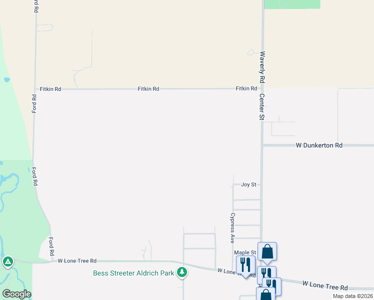 map of restaurants, bars, coffee shops, grocery stores, and more near in Cedar Falls