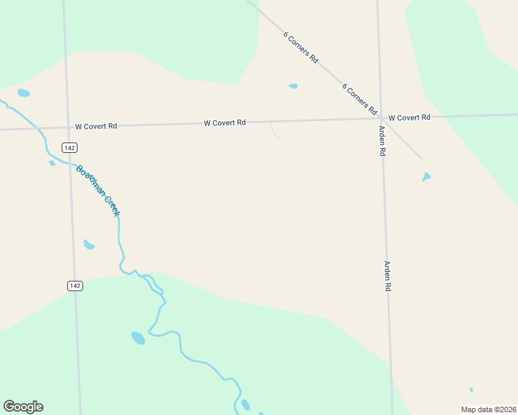 map of restaurants, bars, coffee shops, grocery stores, and more near 3888 West Covert Road in Interlaken