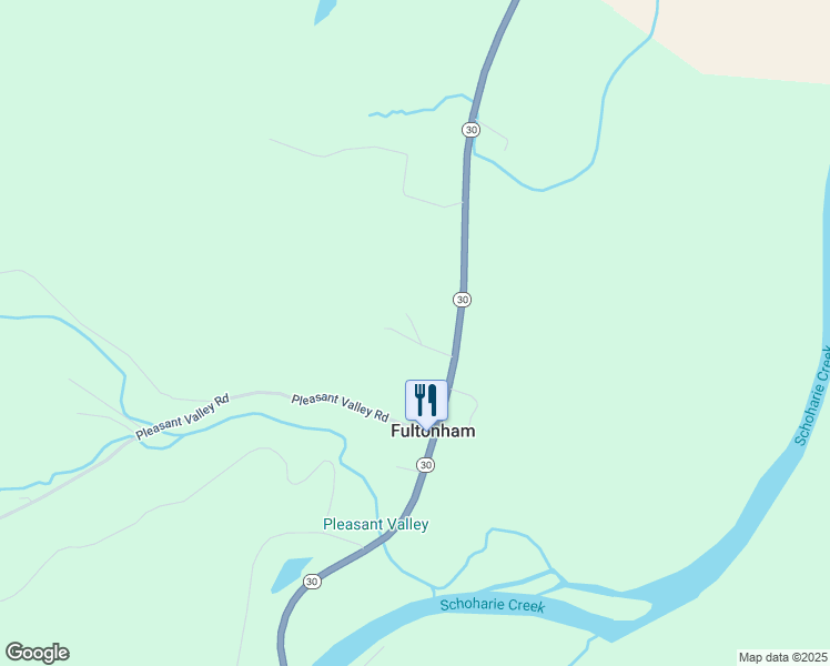 map of restaurants, bars, coffee shops, grocery stores, and more near 3473 New York 30 in Fultonham