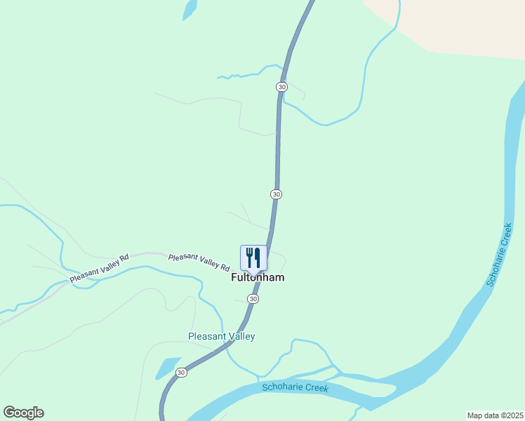 map of restaurants, bars, coffee shops, grocery stores, and more near 3473 New York 30 in Fultonham