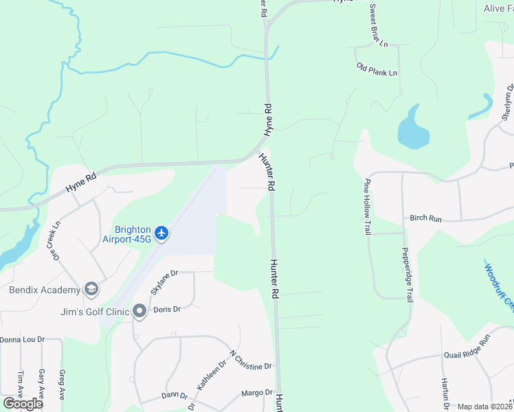 map of restaurants, bars, coffee shops, grocery stores, and more near 2082 Hunter Road in Brighton