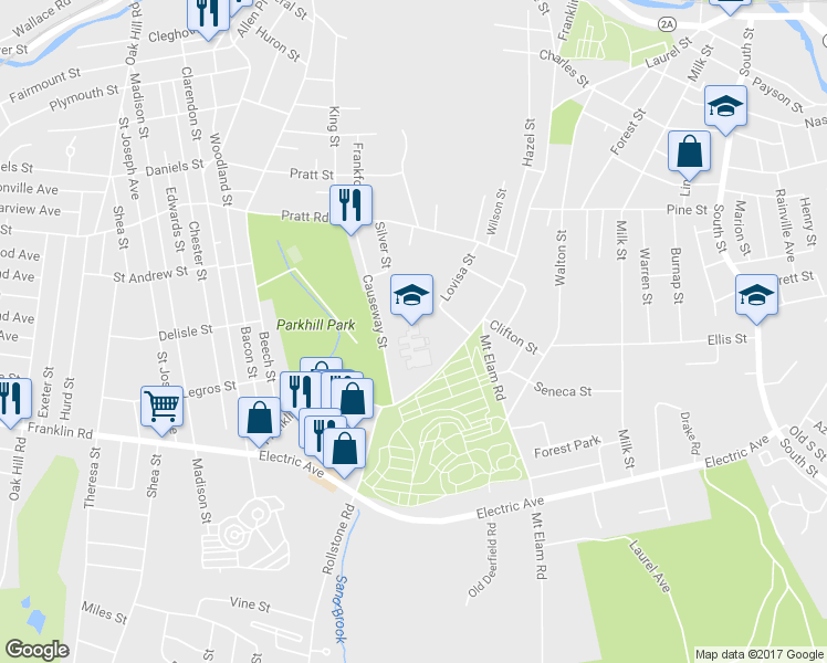 map of restaurants, bars, coffee shops, grocery stores, and more near 615 Rollstone Street in Fitchburg