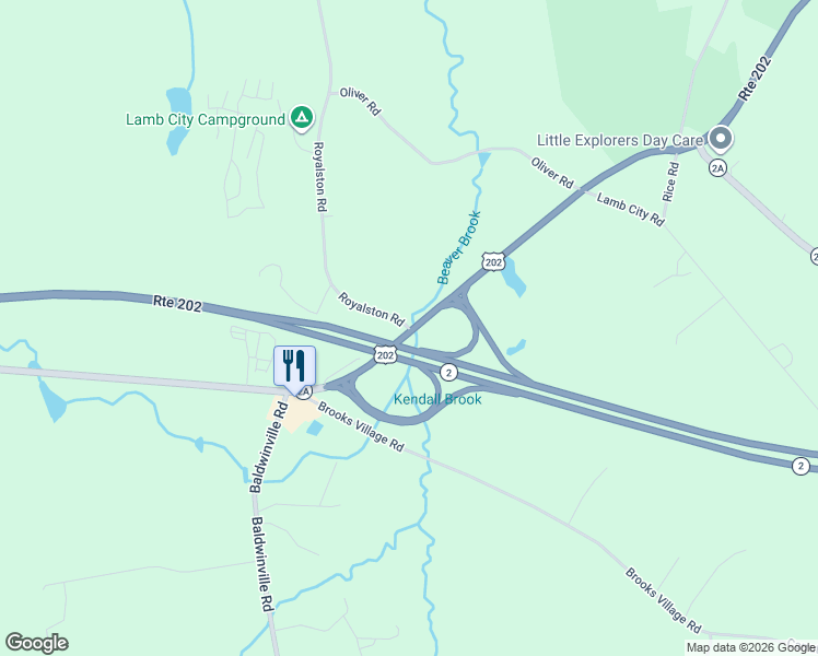 map of restaurants, bars, coffee shops, grocery stores, and more near in Phillipston