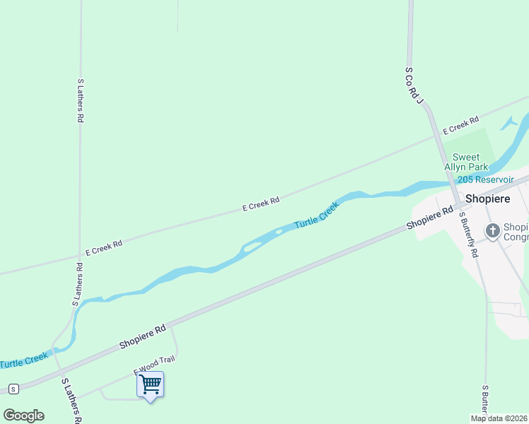 map of restaurants, bars, coffee shops, grocery stores, and more near 4630 East Creek Road in Beloit