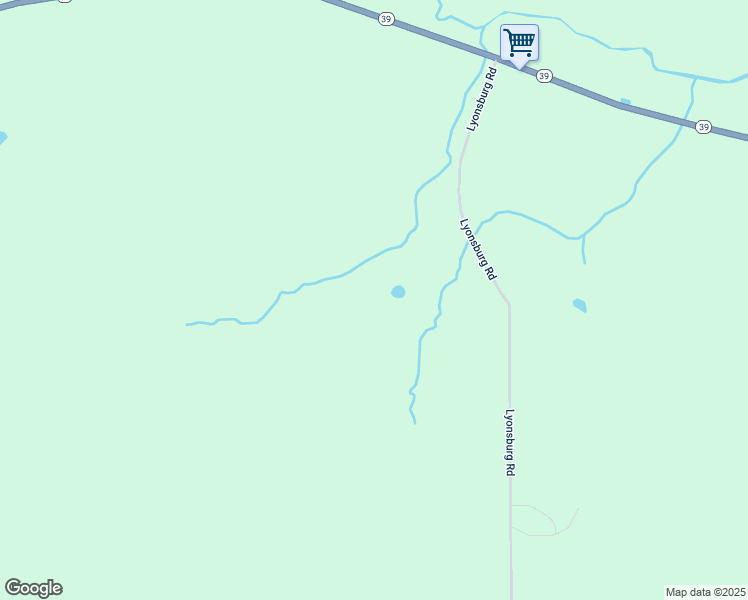map of restaurants, bars, coffee shops, grocery stores, and more near 6864 Lyonsburg Road in Bliss